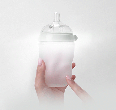 Squishy Silicone Baby Feeder Bottle – Soft, Anti-Colic, Breast-Like Feel