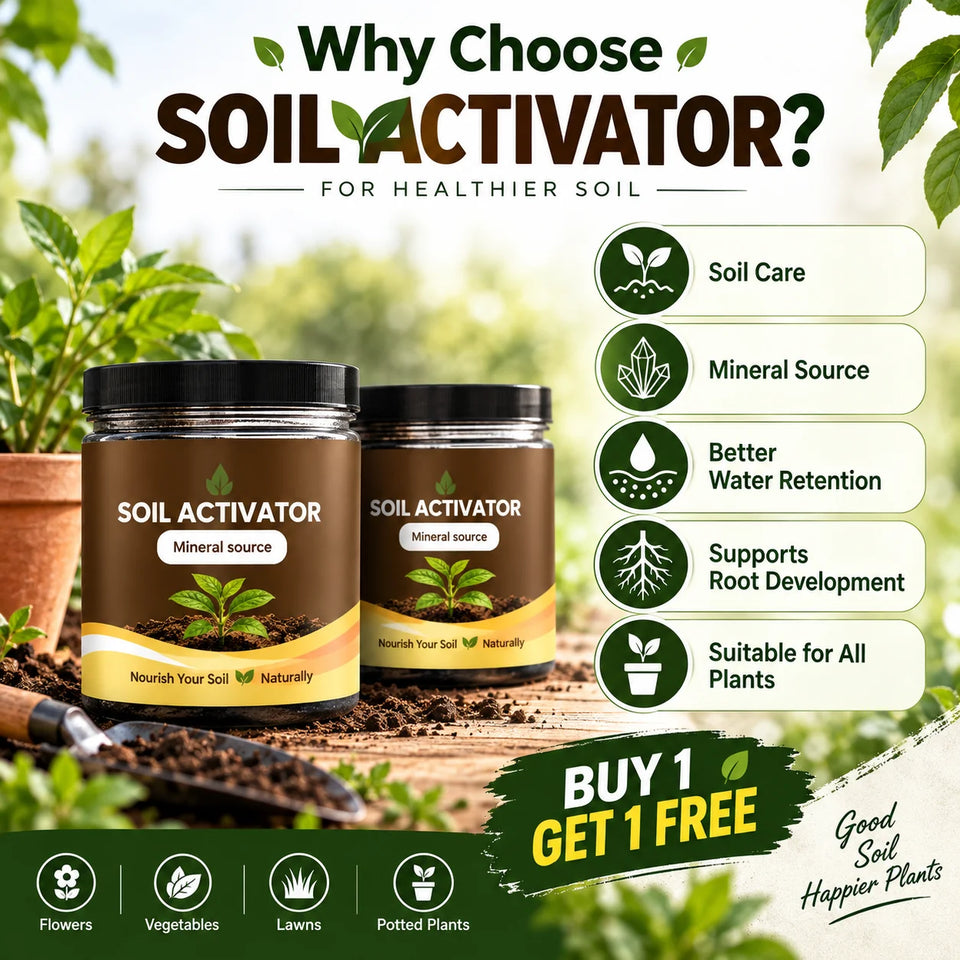 🌱 SoilBloom™ Soil Activator for Plants | 🎁 Buy 1 Get 1 Free